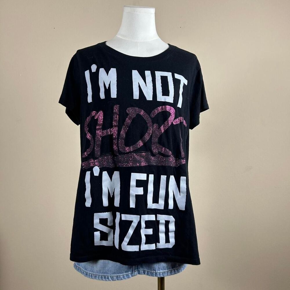 I’m Not Short I’m Fun Sized Y2K Mcbling Scene Emo Tee